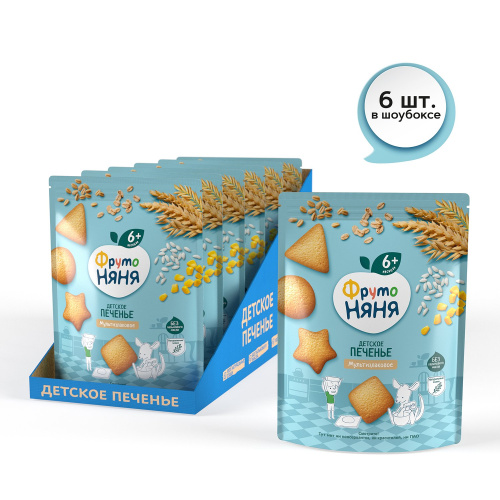 Печенье Фруто Няня мультизлаковое 120 г
