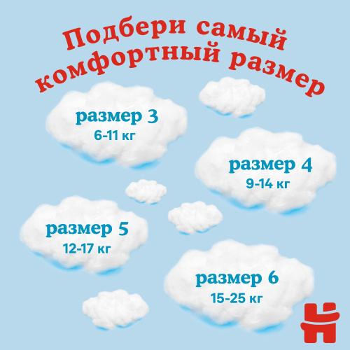 Подгузники-трусики Huggies для мальчиков 4 9-14 кг 17 шт