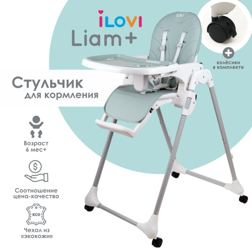 Стульчик для кормления iLovi Liam Plus (Mint)
