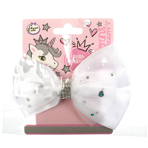 Резинка для волос с бантом