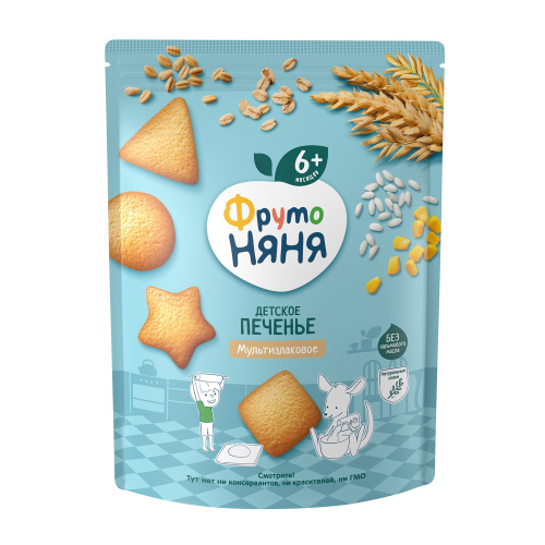 Печенье Фруто Няня мультизлаковое 120 г