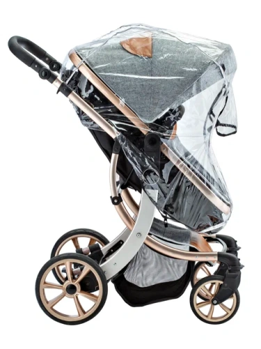 Дождевик на коляску Roxy Kids универсальный со светоотражателем в сумке