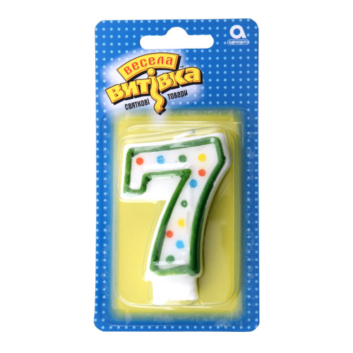 Свеча для торта цифра 7