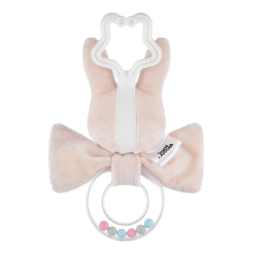 Погремушка Roxy-Kids с колечком FUNNY BUNNY, рисунок зигзаг