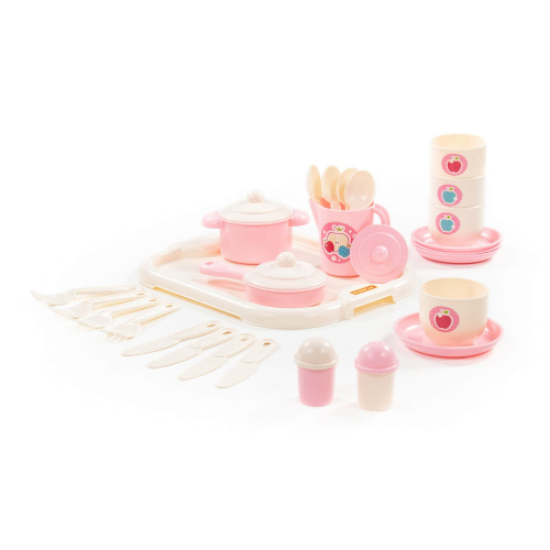 Набор посуды Хозяюшка с подносом