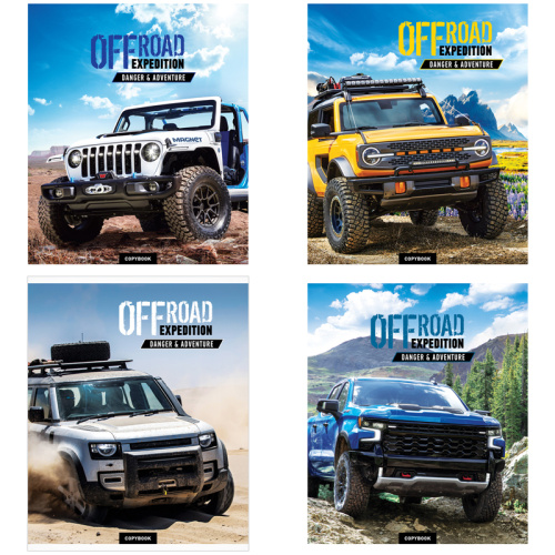 Тетрадь клетка 48л. ArtSpace Авто. Offroad expedition