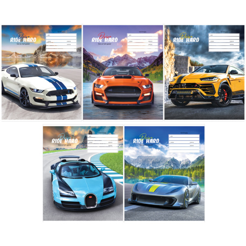 Тетрадь клетка 12л. ArtSpace Авто. Drive hard