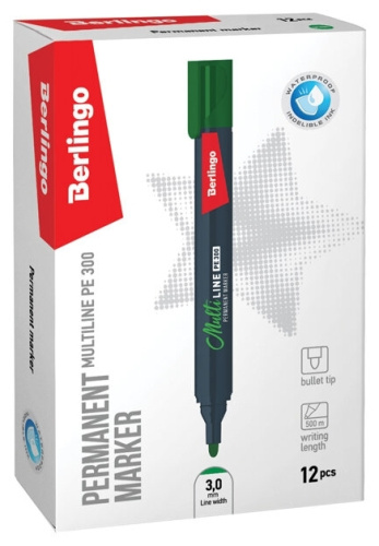 Маркер Multiline PE300 зеленый