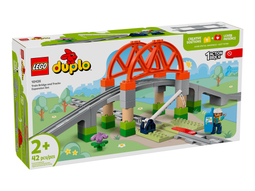 Конструктор LEGO DUPLO Набор для расширения Мост и рельсы