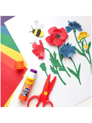 Бумага цветная A4 10л. 20цв. Мульти-Пульти Приключения Енота