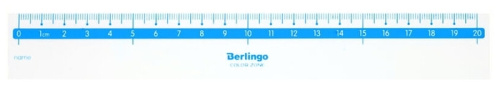 Линейка Berlingo Color прозрачная