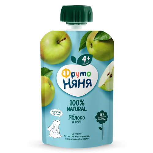Пюре Фруто Няня яблоко 90 г