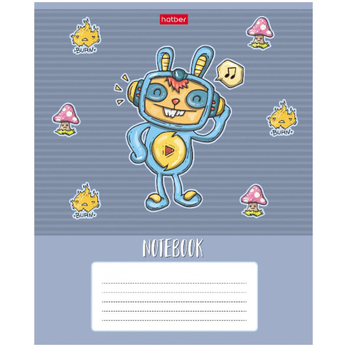 Тетрадь линия 24л. Hatber Freaky friends