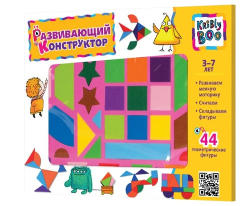 Kribly Boo: Конструктор развивающ 44дет.