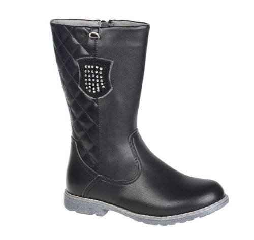 FL:Полусапожки микро/кожа д/д р:28 чер