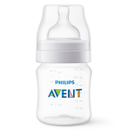 Антиколиковая детская бутылочка для кормления Philips AVENT, 125мл, с 0 месяцев