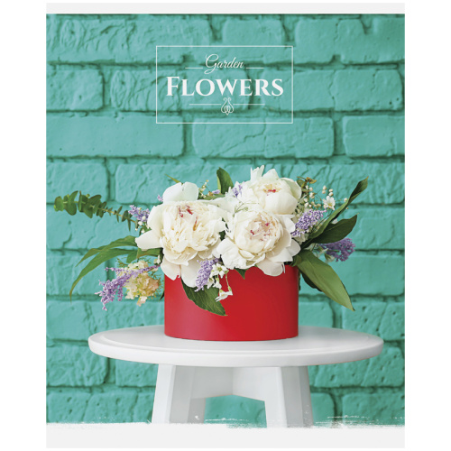 Тетрадь клетка 48л. ArtSpace Цветы. Garden flowers