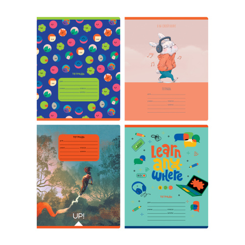 Тетрадь линия 18л. BG Super Mix-24