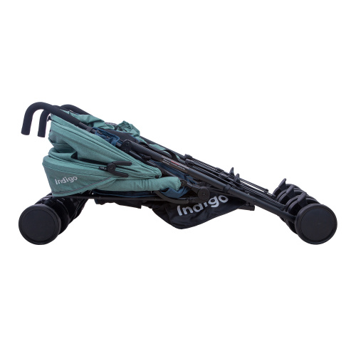 Коляска-трость для двойни Duet(зеленый)