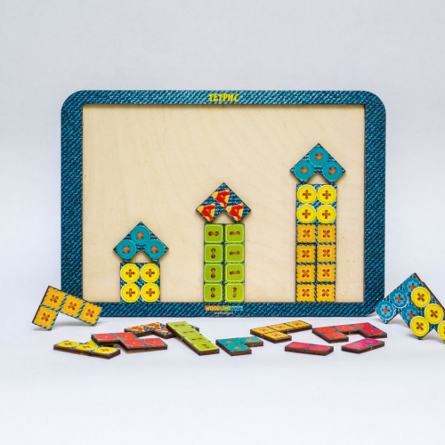 Игра Тетрис большой Пуговки