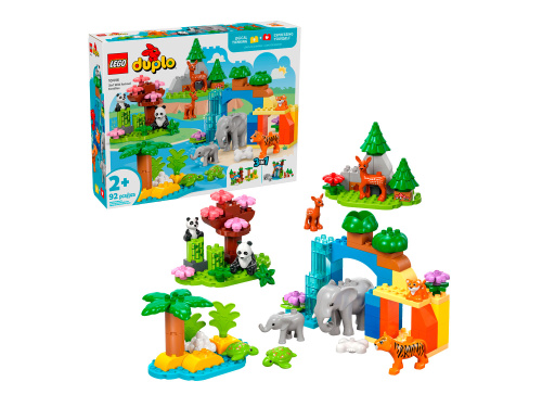 Конструктор LEGO DUPLO Семьи диких животных 3в1