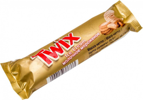 Мороженое Twix батончик, 40г