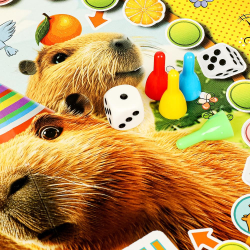 УНастольная игра-ходилка Милые Капибары