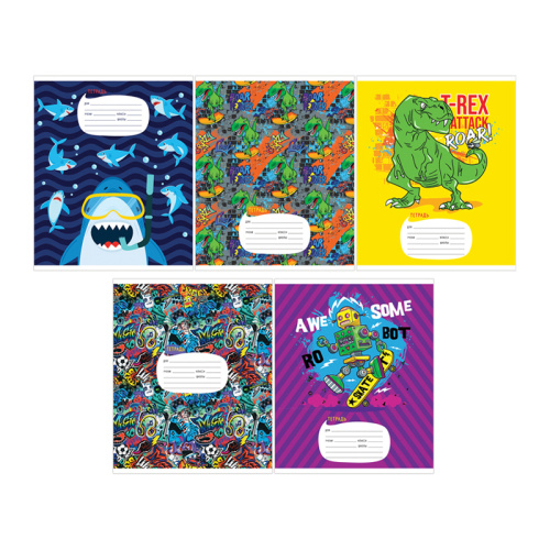 Тетрадь линия 12л. ArtSpace Рисунки. Boys trend