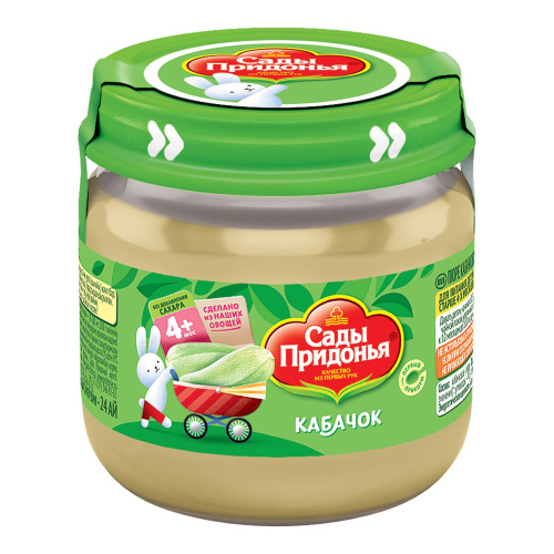 Пюре Сады Придонья кабачковое 80 г
