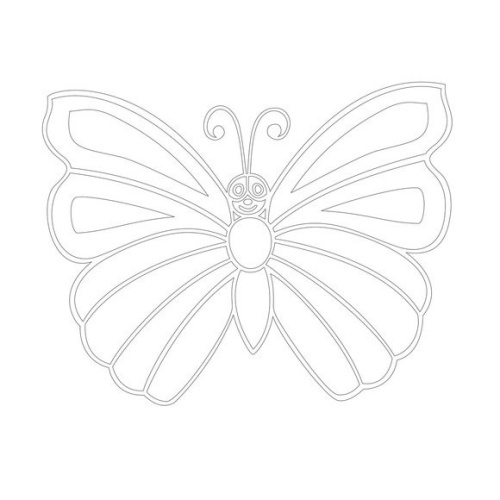 Трафарет Бабочка А5