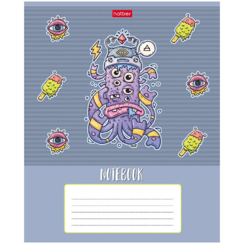 Тетрадь линия 24л. Hatber Freaky friends
