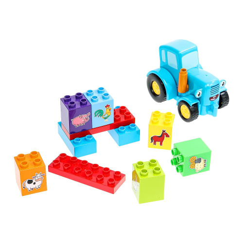 Конструктор Синий Трактор 14дет.