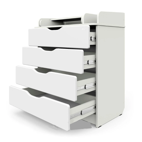 Детский комод Tomix Chester с раскладным пеленальным столиком (белый)