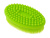 Детская антибактериальная массажная губка Roxy-Kids для купания овальная, цвет салатовый