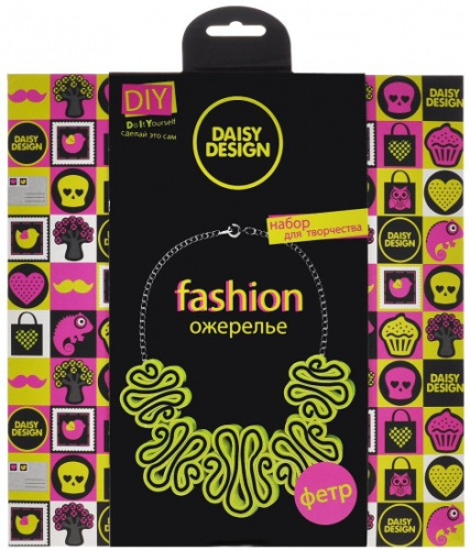 Набор для создания украшений Ожерелье Лайм NEON