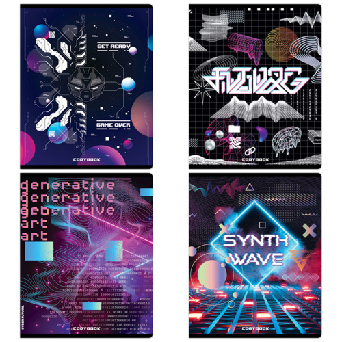Тетрадь линия 48л. ArtSpace Стиль. Cyber