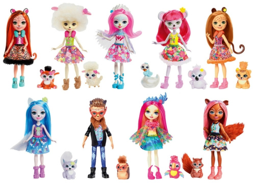 Enchantimals Кукла с питомцем Данесса Оленни и Спринт