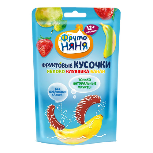 Фруто Няня:Кусочки фрукт ябл/клуб/бан