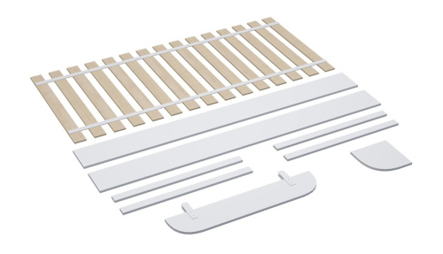 Набор деталей для подростковой кровати French/Ameli 900(белый)