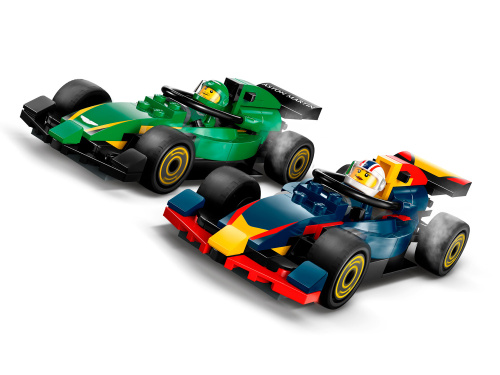 Конструктор LEGO City Грузовик F1 с болидами RB20 и AMR24 F1