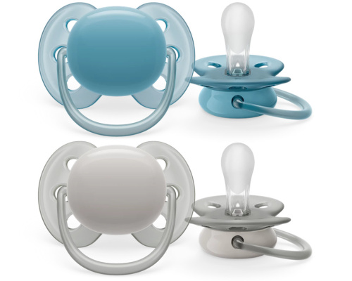 Пустышка для мальчиков Philips AVENT ultra air нейтральный цвет с 6-18 месяцев, 2шт