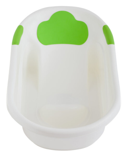 Ванночка Roxy Kids с анатомической горкой и сливом (Зеленый)