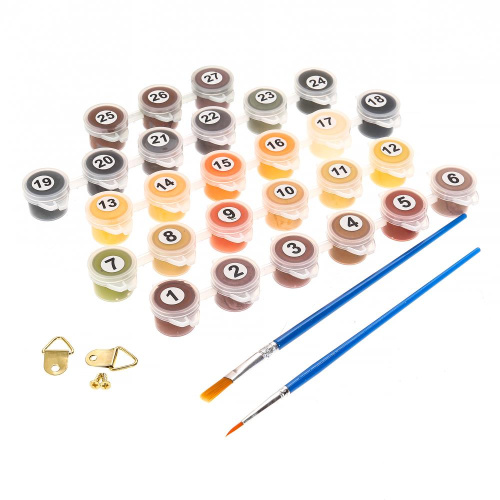 Холст по номерам Дикое семейство