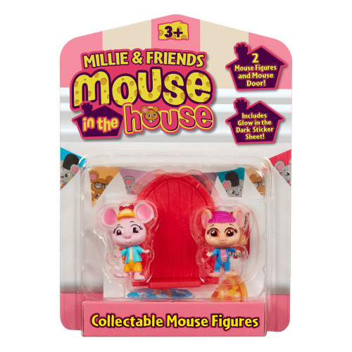 Набор фигурок Милли и Баббл. Mouse in the House