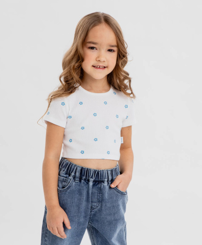 Кроп-топ BUTTON BLUE