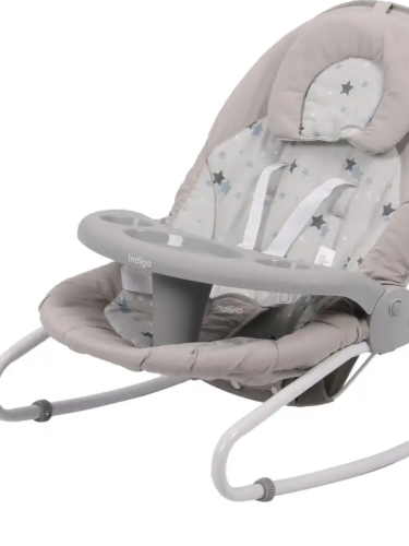 Электрокачели детские Misty(серый)