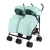 Коляска-трость для двойни Duet(зеленый)