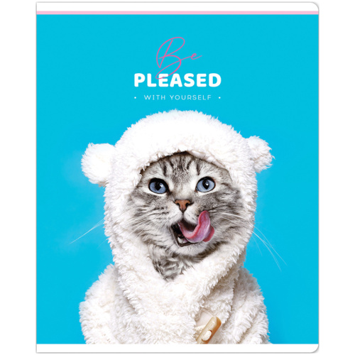Тетрадь клетка 40л. А5 ArtSpace Питомцы. Be pleased