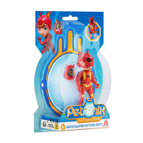 Набор фигурка героя Мэтта и рюкзак. Petronix