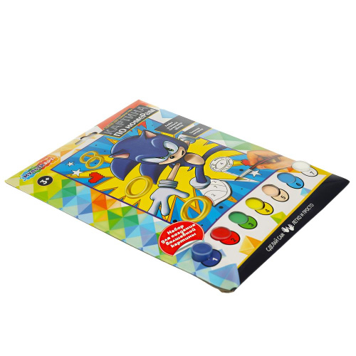 Раскраска по номерам Sonic